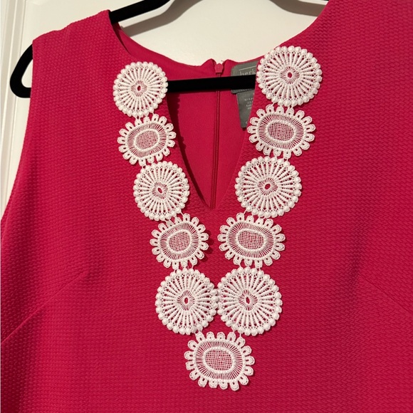 Pink Sundress with White Floral Details - Picture 3 of 4